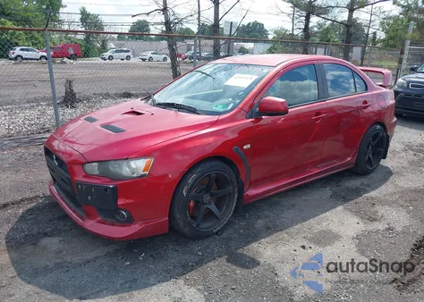 2008 Mitsubishi Lancer Evolution Gsr из США, поврежденный, VIN JA3AW86V58U048553